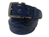 Python Skin Belt Blue/Black
